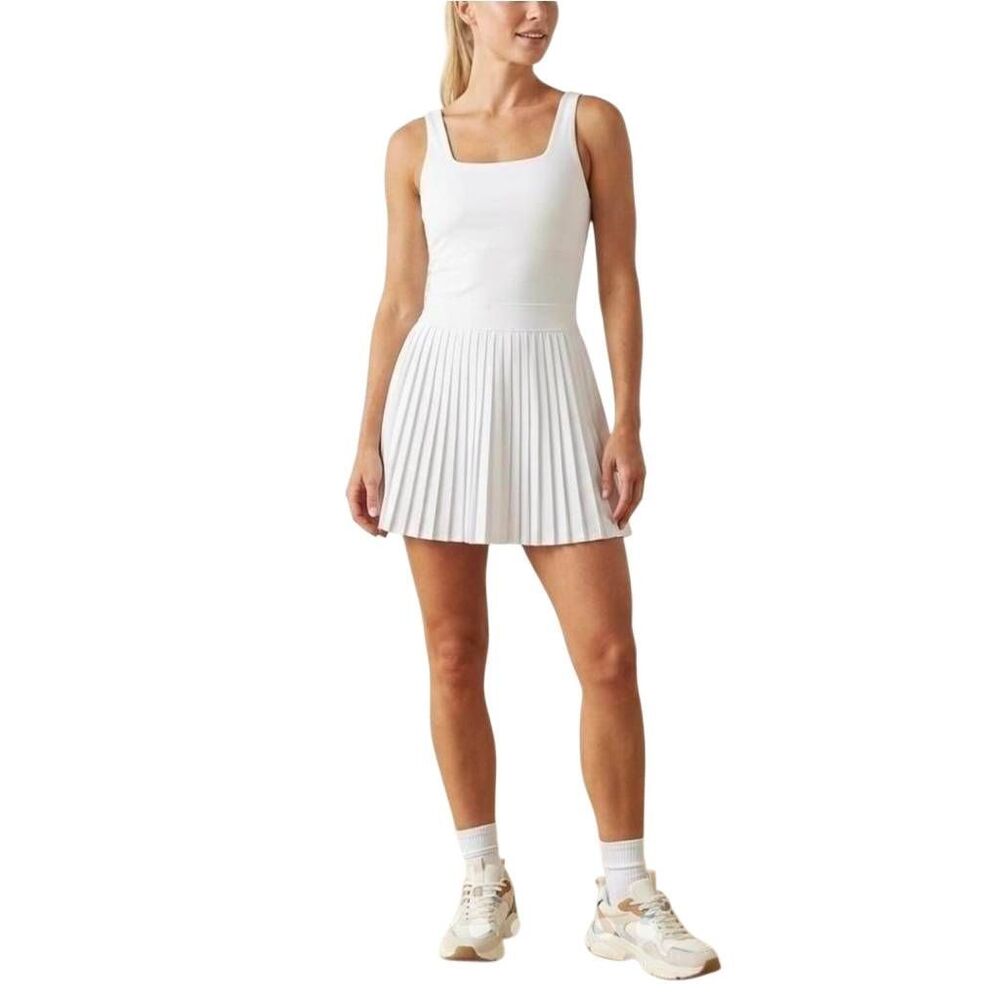 NWT All in Motion White Pleated Active Tennis Dress Size M